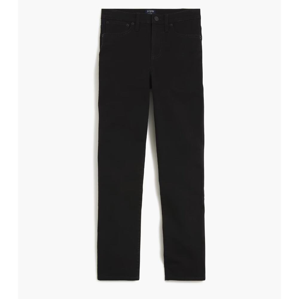 J.Crew Curvy Essential Straight Black Jean All Day Stretch Womens US 32 NWT - Picture 4 of 14